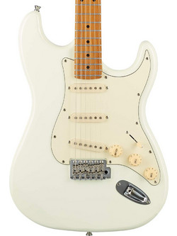 Jet Guitars JS300 Ηλεκτρική Κιθάρα ST Style με SSS Μαγνήτες και Ταστιέρα Maple Olympic White