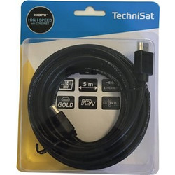 TechniSat Καλώδιο HDMI 2.0 HDMI Male to HDMI Male 5m Black TECH0015/7851