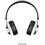 Borofone BO8 Ασύρματα Bluetooth Ακουστικά On Ear Λευκά