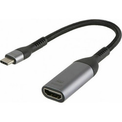 Prolink Prolink Μετατροπέας USB-C male σε HDMI female Ασημί (PF500A) 01918