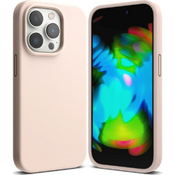 Ringke Silicone Back Cover Pink Sand (iPhone 14 Pro)