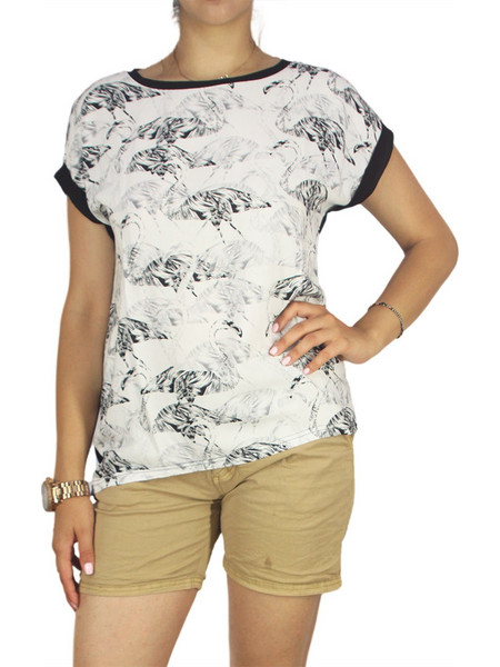 Soft Rebels Flamingo t-shirt sr216-302