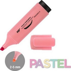 Μαρκαδόρος Υπογράμμισης MP Pastel Ροζ 2-5mm