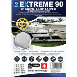 Marine Tarp Cover Προστατευτικό Κάλυμμα Για Τα Σκάφη 8x12m