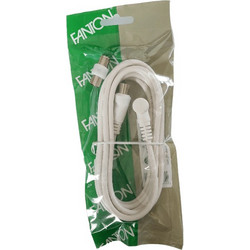 Fanton Καλώδιο Κεραίας Coax Male to Coax Female 2m White 31060