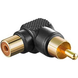 GOOBAY 11685 RCA connector to angled RCA socket