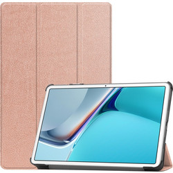 Magnetic 3-fold Θήκη Huawei MatePad 11 (2021) - Rose Gold