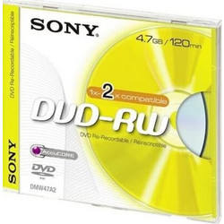 Sony DVD-RW 4.7GB/120min Slim Jewel Case 1τμχ