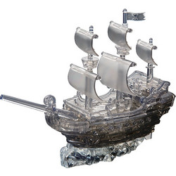 Puzzle 3D Crystal Puzzle Pirate Ship Black 101 Κομμάτια
