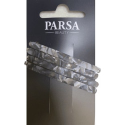 Parsa Beauty Τσιμπιδάκι Μαλλιών (Marble Grey) 4 τεμάχια