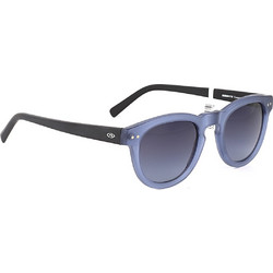 Moritz MZ11517 LK04 Ανδρικά Γυαλιά Ηλίου Τετράγωνα Κοκάλινα Γκρι Μπλε με Γκρι Φακό
