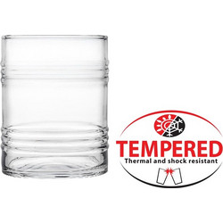Pasabahce Σετ Ποτήρια Ποτού Γυάλινα Tempered 360ml 12τμχ PAS.420380
