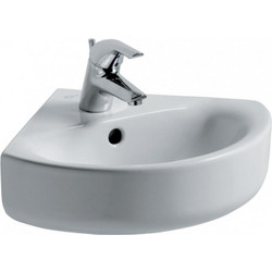 Ideal Standard Connect Κρεμαστός Νιπτήρας Μπάνιου Γωνιακός Πορσελάνης 45x45cm Λευκός E713601