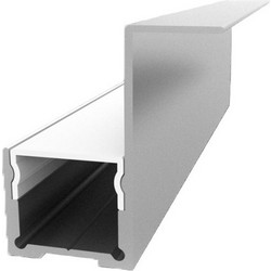 Espino Προφίλ Πλακιδίων Αλουμινίου Led 10 mm Πολλαπλών Χρήσεων Mat