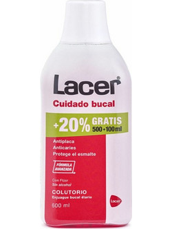 Lacer Στοματικό Διάλυμα Κατά της Πλάκας 600ml