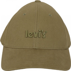 Levi's Ανδρικό Καπέλο Jockey Υφασμάτινο Χακί 234255-0306