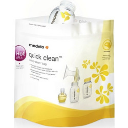 Medela Quick Clean Σακουλάκια Αποστείρωσης Φούρνου Μικροκυμάτων 5τμχ SKU 008.0041
