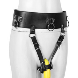 Ανδρική Ζώνη Strap-On με Δαχτυλίδι (ιδανικο και για wand)
