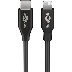 Goobay USB-C to Lightning Cable 7.5W 1m Black 39424