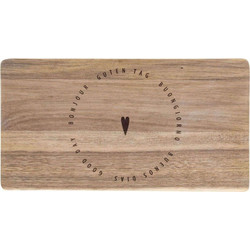 Επιφάνεια Κοπής Good Day LBTRD0014270 26,5x14cm Natural Raeder Ξύλο