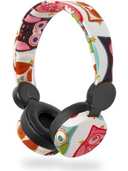 Nedis HPWD4102BK N-imal Owl Ενσύρματα Παιδικά Ακουστικά On Ear Πολύχρωμα