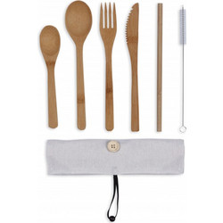 Σετ μαχαιροπίρουνα Bamboo Livoo MES134C χρώματος Beige MES134C