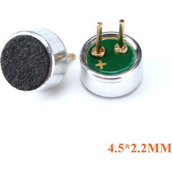 SMD 4.5x2.2mm Capacitive Electret Microphone (52DB Sensitivity)