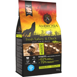 Ambrosia Grain Free Adult Fresh Turkey & Duck 2kg