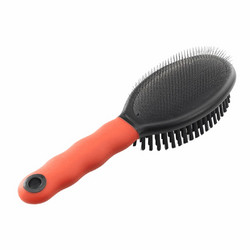 Ferplast Βούρτσα Γάτας - Σκύλου GRO 5950 23 x 6,7 x h 5,2 cm διπλής όψης μία πλευρά μαλακή βούρτσα η άλλη με μεταλλικές τρίχες