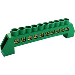 KC028E-10P (6x9) Μπάρα Γείωσης με καλυμμένες επαφές (6x9mm) 10P 0609B-10 KAE
