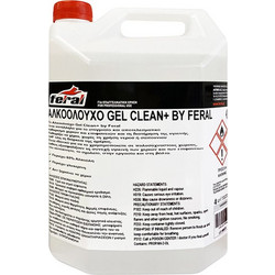 Clean+ By Feral Αντισηπτικό Gel Χεριών 4lt