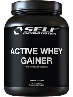 Self Omninutrition Active Whey Gainer White Chocolate Πρωτεΐνη Ορού Γάλακτος Όγκου Χωρίς Γλουτένη 2kg