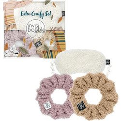 Invisibobble Srunchie Original Extra Comfy Set με 2 Srunchie Λαστιχάκια & 1 Μάσκα Ύπνου