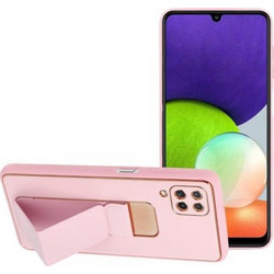 Θήκη Κινητού Forcell Leather for Samsung Galaxy A22 5G TPU Pink with Stand