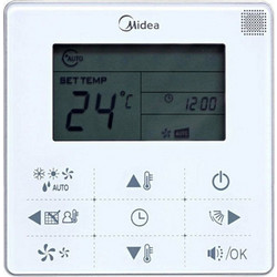 MIDEA KJR-29B/E ΕΝΣΥΡΜΑΤΟ ΧΕΙΡΙΣΤΗΡΙΟ ΓΙΑ FAN COIL ΤΟΙΧΟΥ - Midea