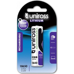 Uniross Rechargeable 18650 2500mAh 1τμχ