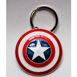 Semic Studio Marvel Comics Captain America Shield Metal Μπρελόκ