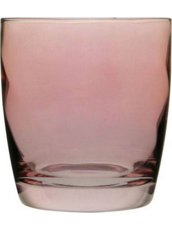 Evans & Taylor Ποτήρι Γυάλινο Χαμηλό Σετ 6 τεμαχίων THECLA PINK 380ml 3113163