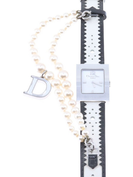 Dior Γυναικείο Ρολόι με Γκρι Δερμάτινο Λουράκι D78-109