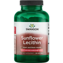Swanson Sunflower Lecithin Συμπλήρωμα Διατροφής με 90 Μαλακές Κάψουλες