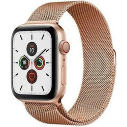 Hurtel Magnetic Λουράκι Μεταλλικό Gold (Apple Watch 38 / 40 / 41mm)