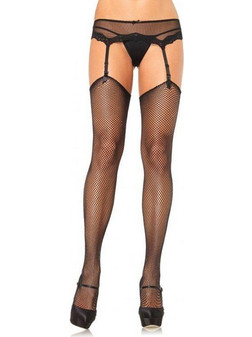 LEG AVENUE - NET STOCKINGS WITHOUT SUPERIOR SELF-ADHESIVE SILICONE