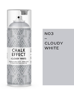 Cosmoslac Chalk Effect Χρώμα Κιμωλίας Σπρέι No3 Cloudy White 400ml