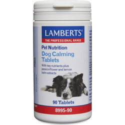 Lamberts Pet Nutrition Dog Calming Συμπλήρωμα Διατροφής για την Αντιμετώπιση του Στρες του Σκύλου, 90tabs