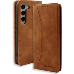 Bodycell Pu Leather Book Brown (Samsung Galaxy S23 Plus)