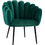 HomeMarkt Πολυθρόνα Βελούδινη Πράσινη Vivien HM8631.03