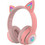 L550 Ασύρματα Bluetooth Παιδικά Ακουστικά Over Ear με Noise Canceling Ροζ