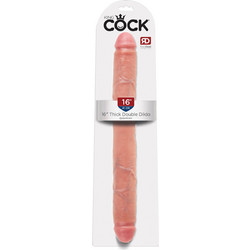 Pipedream King Cock Thick Διπλό Dildo 40cm Flesh