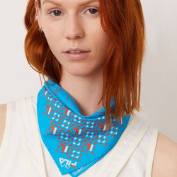 Topo Print Bandana