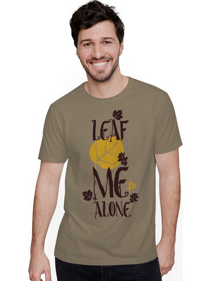 Leaf Me Alone (Κοντομάνικο Ανδρικό / Unisex) - Khaki